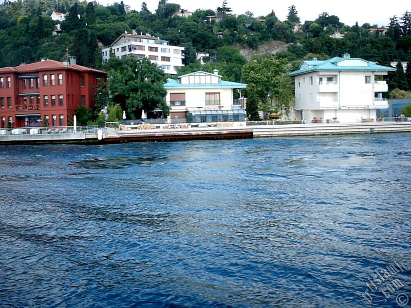 Denizden Vanik�y Mahallesi sahiline bak��.
