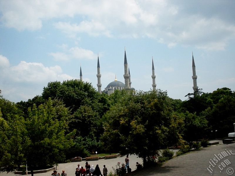 stanbul`da Sultan Ahmet Camisi.
