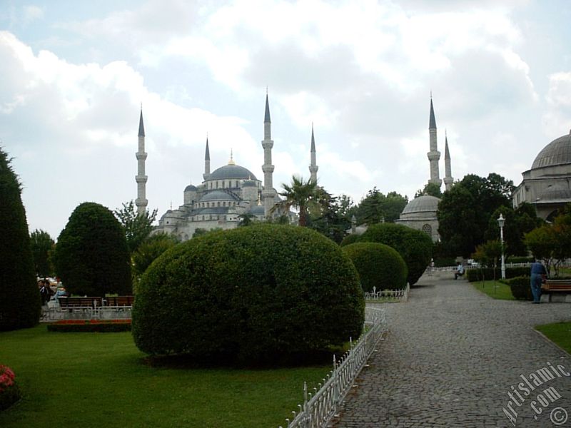 stanbul`da Sultan Ahmet Camisi.
