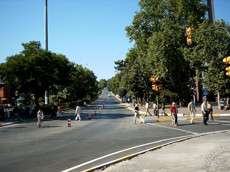 stanbul Beikta sahilinden Yldz`a doru bak.
