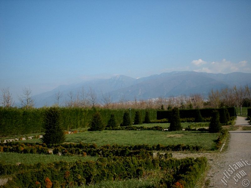 Bursa Botanik Parkndan bir manzara.
