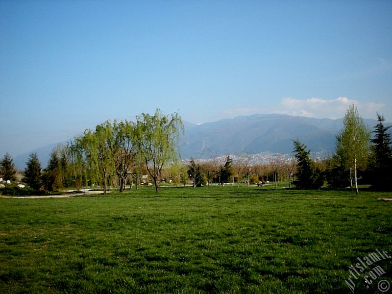 Bursa Botanik Park�ndan bir manzara.

