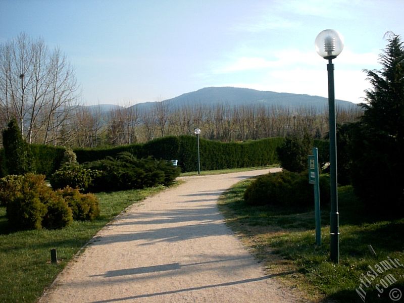 Bursa Botanik Parkndan bir manzara.
