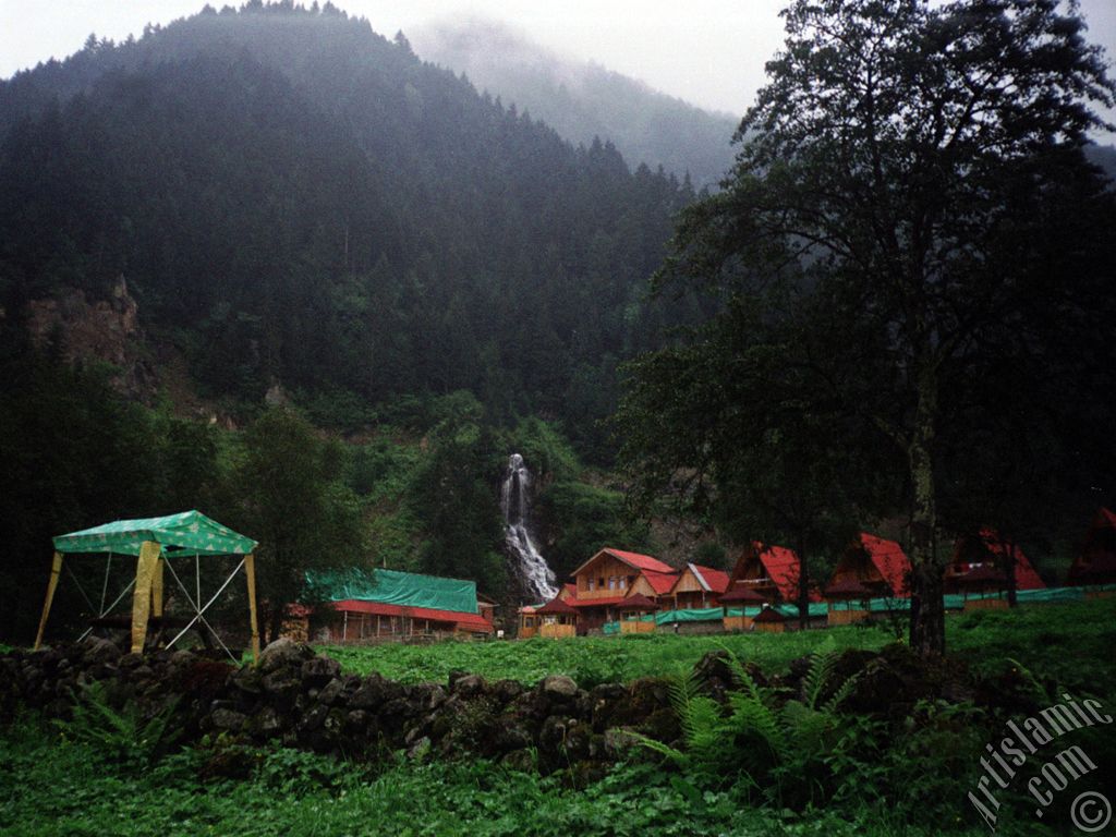 Trabzon Uzungl Yaylas`ndan bir manzara.
